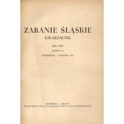 Zaranie Śląskie. Kwartalnik. R. 24 (1961). Z. 4 (Październik - Grudzień 1961) / hutnictwo żelaza 1740-1806