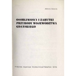 Osobliwości i zabytki przyrody województwa gdańskiego