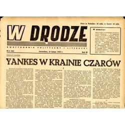 W Drodze. Dwutygodnik polityczny i literacki. R.3 (1945). Nr 4 (46) (16 lutego 1945) / Władysław Broniewski