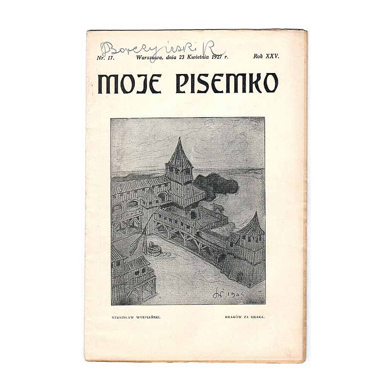 Moje Pisemko. R.25 (1927). Nr 17 (23 kwietnia 1927)