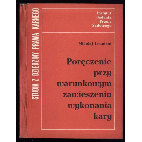 Poręczenie przy warunkowym zawieszeniu kary