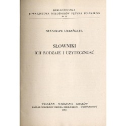 Słowniki, ich rodzaje i użyteczność