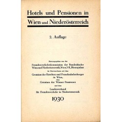 Hotels und Pensionen in Wien und Niederösterreich