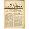 Myśl Narodowa. Tygodnik poświęcony kulturze twórczości polskiej. R.15 (1935). Nr 15 (14 kwietnia 1935)