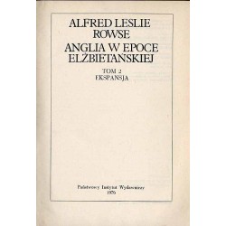 Anglia w epoce elżbietańskiej. 2t