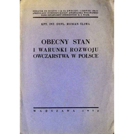 Obecny stan i warunki rozwoju owczarstwa w Polsce