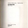 Korzenie. Wybór wierszy. Egz. 27/200