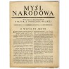 Myśl Narodowa. Tygodnik poświęcony kulturze twórczości polskiej. R.17 (1937). Nr 10 (7 marca 1937)