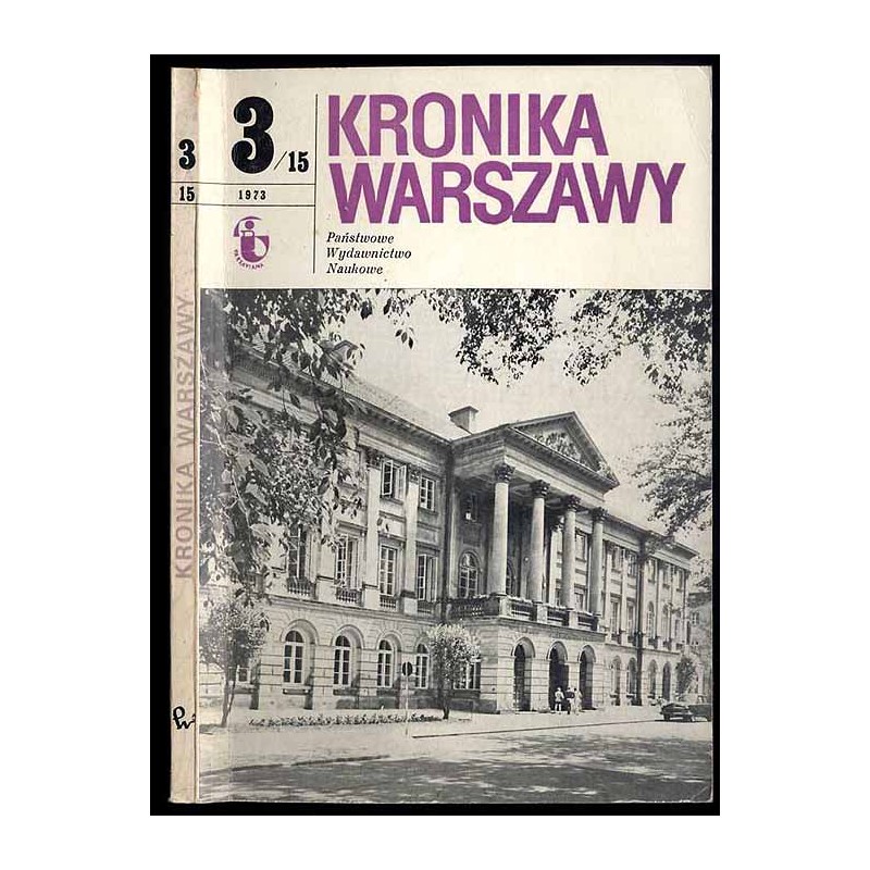 Kronika Warszawy. 1973. Nr 3/15