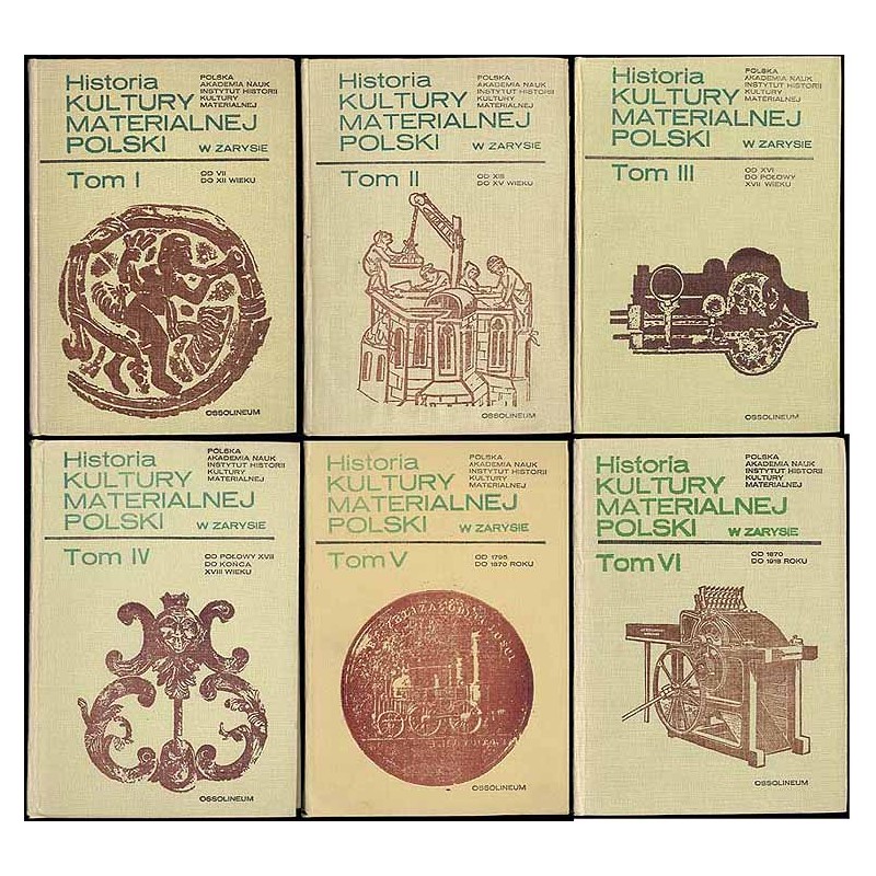 Historia kultury materialnej Polski w zarysie. 6t
