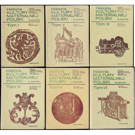 Historia kultury materialnej Polski w zarysie. 6t
