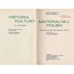Historia kultury materialnej Polski w zarysie. 6t