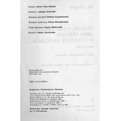 Związek Walki Zbrojnej Armia Krajowa w Obwodzie Zamojskim 1939-1944. Szkice, wspomnienia, dokumenty