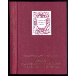 Szkice o zachodnioeuropejskim socjalizmie utopijnym