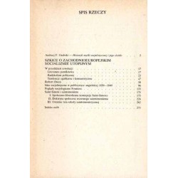 Szkice o zachodnioeuropejskim socjalizmie utopijnym