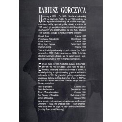 Dariusz Gorczyca. Epitafia. The Epitaphs. Galeria Sztuki "Artemis", styczeń 1996