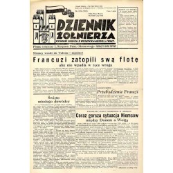 Dziennik Żołnierza. [...] Pismo żołnierzy I. Korpusu Panc.-Motorowego. R.3 (1942). Nr 176 (709) (28 listopada 1942)
