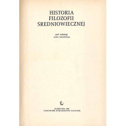 Historia filozofii średniowiecznej