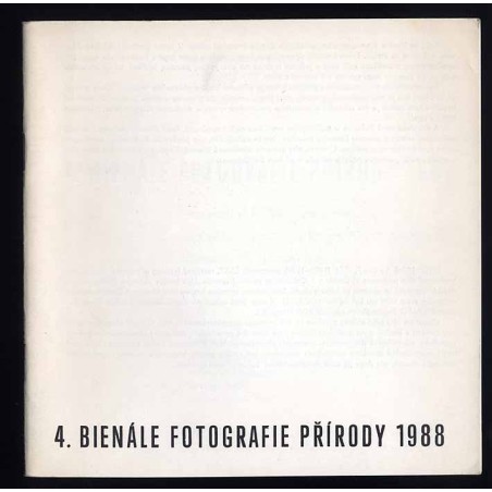 4. Bienále Fotografie Přírody 1988