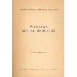 Wystawa sztuki hinduskiej, październik 1953