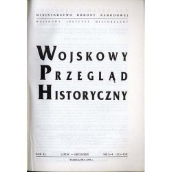Wojskowy Przegląd Historyczny. R. 40 (1995). Nr 3-4 (153-154) (Lipiec - Grudzień 1995)