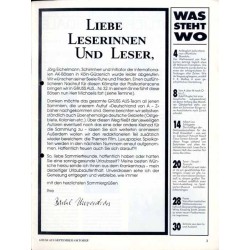 Gruss Aus... Das Magazin für den Luxus-Papier + Ansichtskarten-Sammler. R.7 (1989). Nr 31 (September-Oktober 1989)