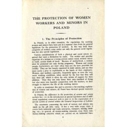 The protection of Women Workers and Minors in Poland