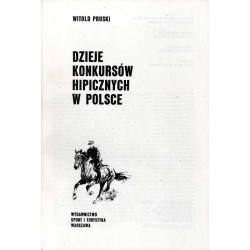 Dzieje konkursów hipicznych w Polsce