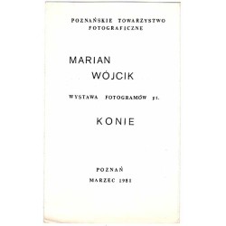Marian Wójcik - Wystawa Fotogramów pt. Konie. Poznań, marzec, 1981