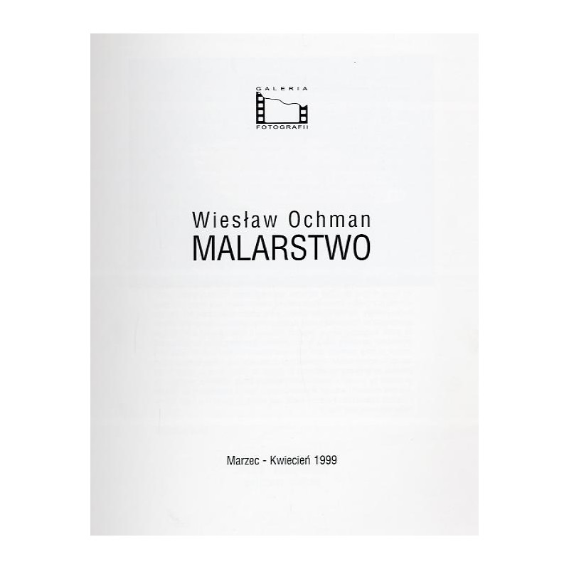 Wiesław Ochman malarstwo