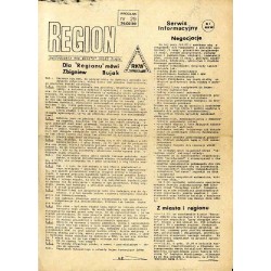 Region. Dwutygodnik RKW NSZZ "Solidarność" Dolny Śląsk. (1989). Nr 29 (26.02.1989)