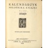 Kalendarzyk Miłośnika Książki na Rok 1938/9 Studiującej Młodzieży