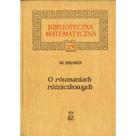 O równaniach różniczkowych