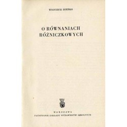 O równaniach różniczkowych