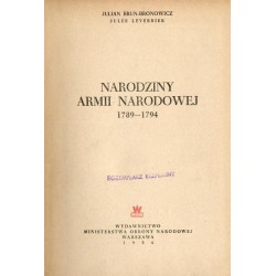 Narodziny armii narodowej 1798-1794
