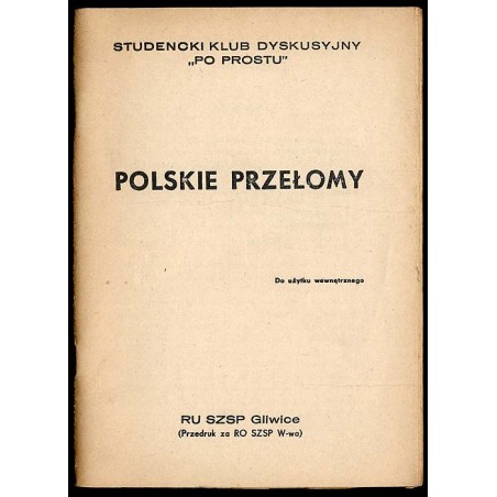 Polskie przełomy. Do użytku wewnętrznego