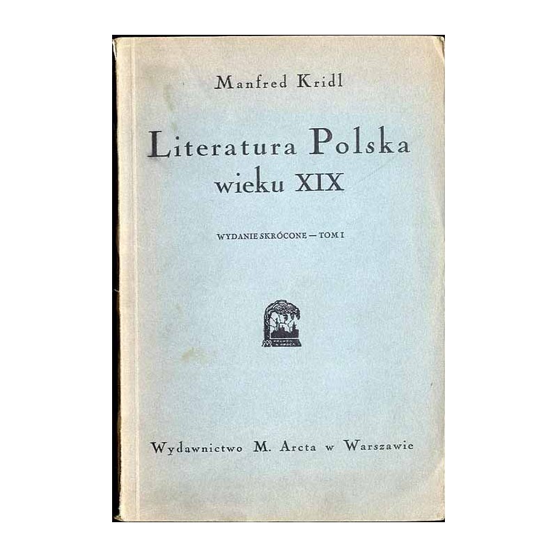 Literatura polska wieku XIX. 3t