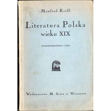 Literatura polska wieku XIX. 3t