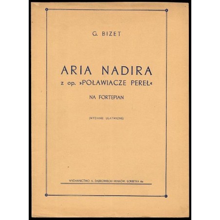 Poławiacze pereł. Aria Nadira