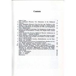 Gothic architectures in Poland, Bohemia, Slovakia, and Hungary. October, 11-13, 1991