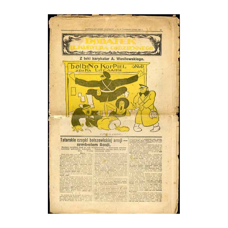 Dodatek Il. [Ilustrowanego] Kuryera Codziennego. [R.1 (1925)]. Nr 40 (9 lutego 1925)