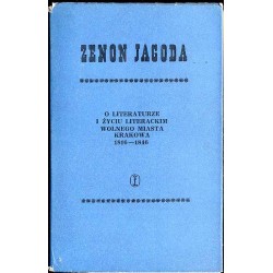 O literaturze i życiu literackim Wolnego Miasta Krakowa 1816-1846