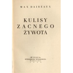 Kulisy zacnego żywota