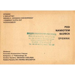 Pod namiotem słońca. Śpiewnik