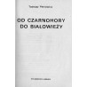 Od Czarnohory do Białowieży