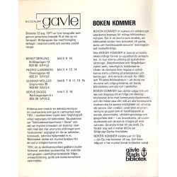 Bildgrupp "gavle" visar "Boken Kommer"