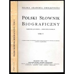 Polski słownik biograficzny. T.5: Dąbrowski Jan Henryk - Dunin Piotr Stanisław