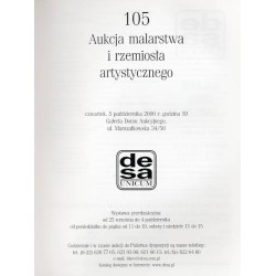 Dom Aukcyjny DESA UNICUM. 105 Aukcja malarstwa i rzemiosła artystycznego