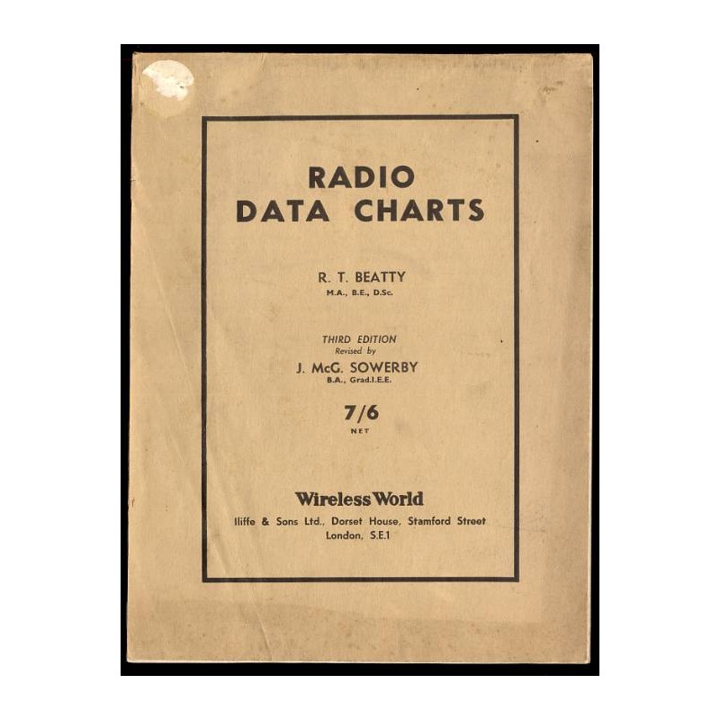Radio Data Charts. A series of Abacs providing most of the essential Data required in Receiver Design