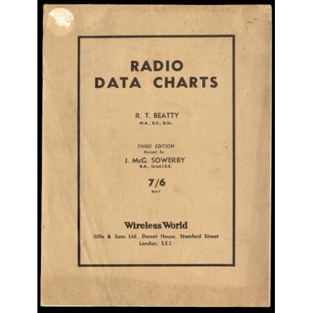 Radio Data Charts. A series of Abacs providing most of the essential Data required in Receiver Design